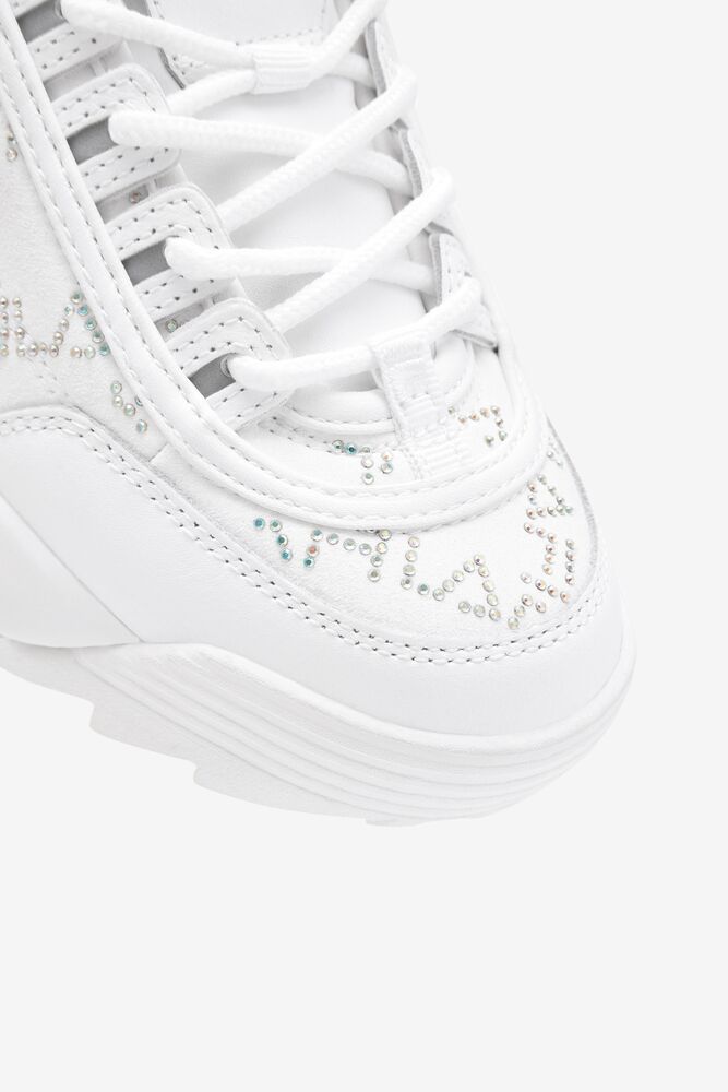 Fila Disruptor 2 Diamante Sneakers Wht/Wht/Irid | CIOB17230