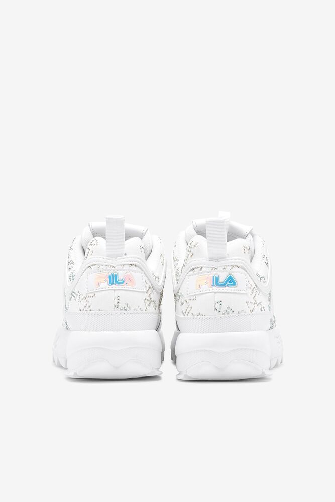 Fila Disruptor 2 Diamante Sneakers Wht/Wht/Irid | CIOB17230