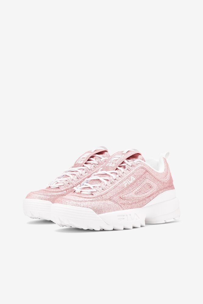 Fila Disruptor 2 Glimmer Sneakers Rosas Rosas Blancas | TXKZ50716