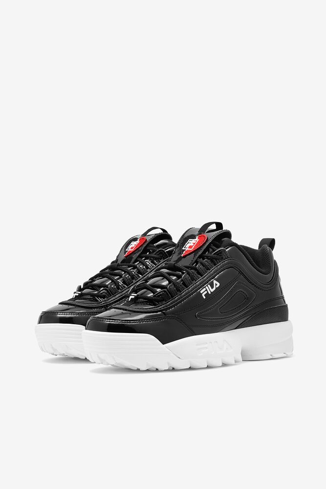 Fila Disruptor 2 Heart Sneakers Negras Negras Blancas | SACK95278