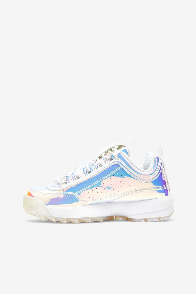 Fila Disruptor 2 Iridescent Sneakers Blancas | EFOZ27593