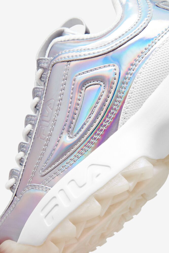 Fila Disruptor 2 Iridescent Sneakers Wht/Mult/Wht | BKAW64197