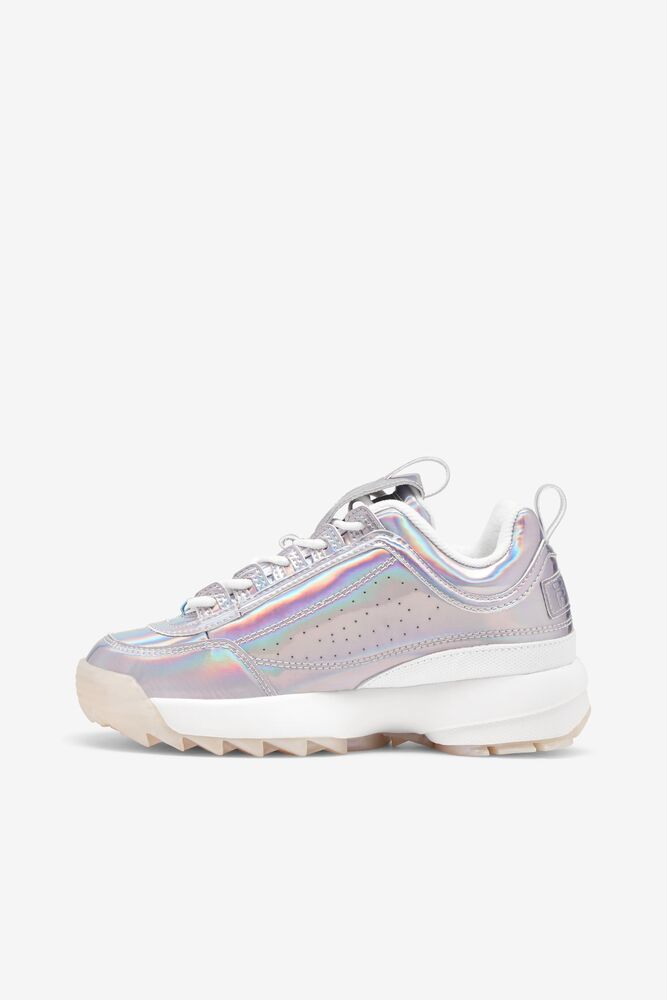 Fila Disruptor 2 Iridescent Sneakers Wht/Mult/Wht | BKAW64197