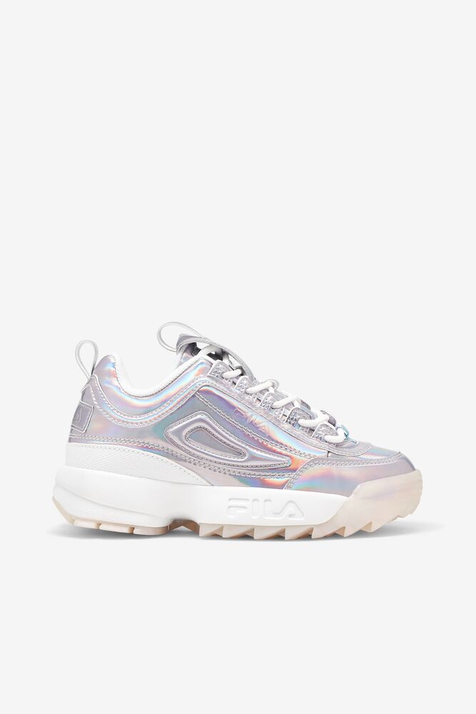 Fila Disruptor 2 Iridescent Sneakers Wht/Mult/Wht | BKAW64197