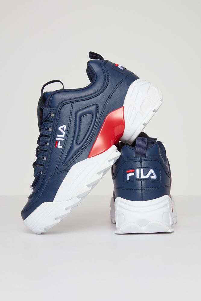 Fila Disruptor 2 Lab Sneakers Azul Marino Blancas Rojas | GULX82514