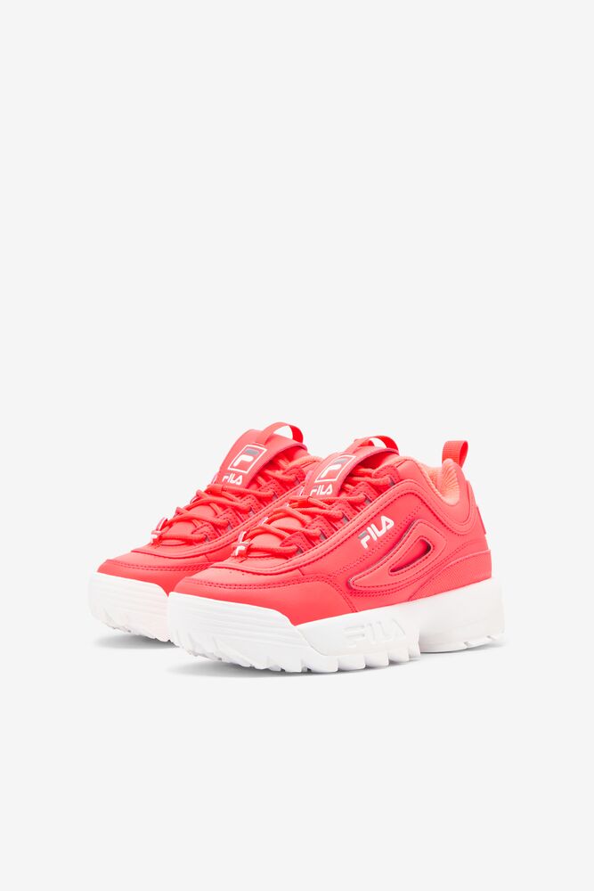 Fila Disruptor 2 Logo Reveal Sneakers Dpnk/Wht/Csrk | HRDM41326