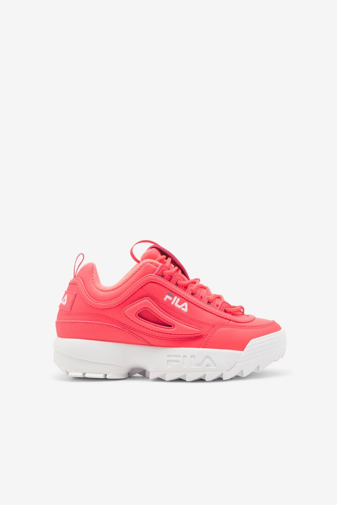 Fila Disruptor 2 Logo Reveal Sneakers Dpnk/Wht/Csrk | FTKU39175