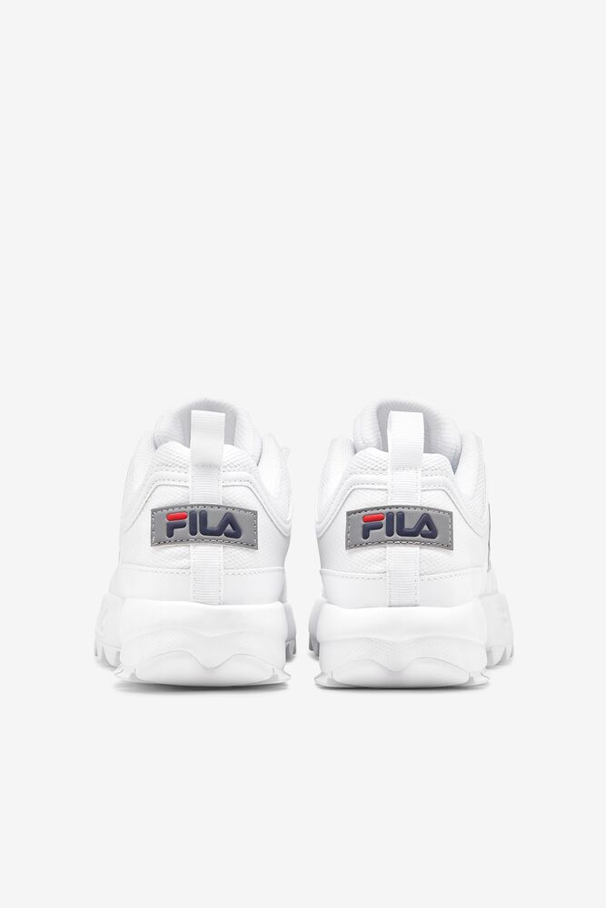 Fila Disruptor 2 Monomesh Chunky Sneakers Wht/Fnvy/Fred | WPLY97128