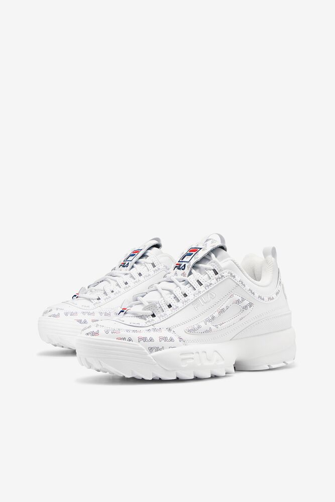 Fila Disruptor 2 Multiflag Sneakers Blancas Azul Marino Rojas | BMSK34196