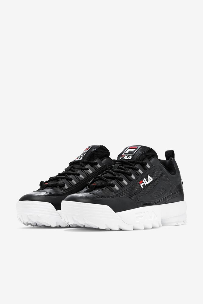 Fila Disruptor 2 No-sew Sneakers Blk/Fred/Wht | ECOX90168