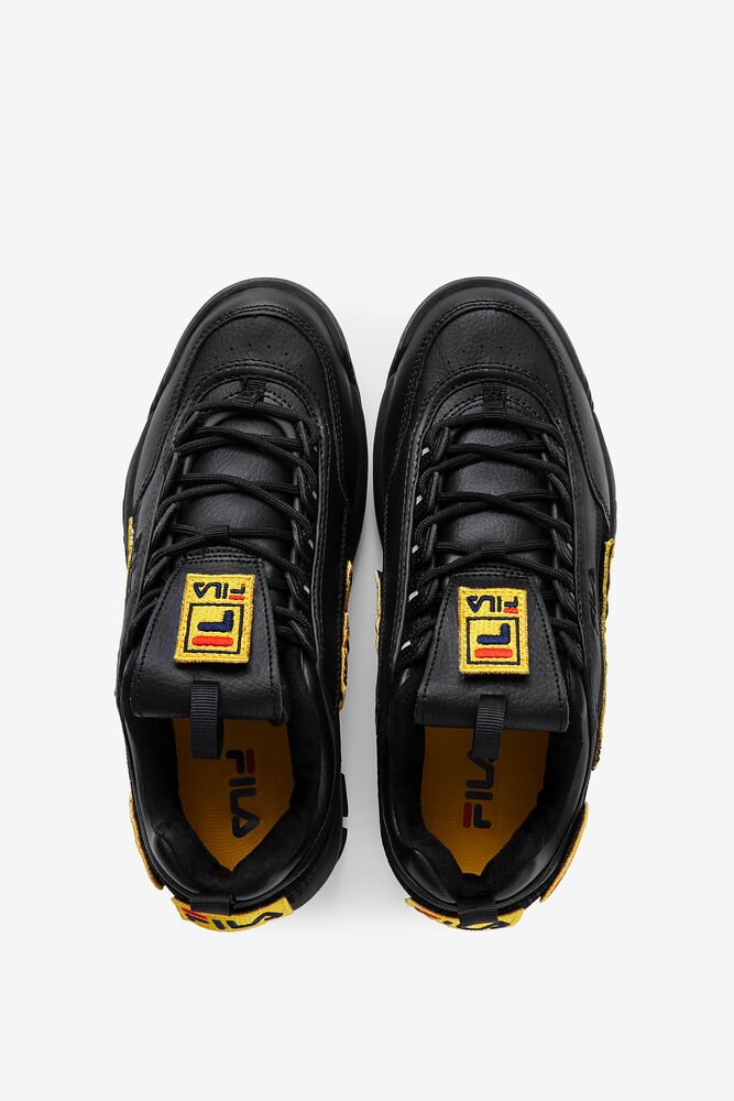 Fila Disruptor 2 Patches Sneakers Negras | KEWB57321