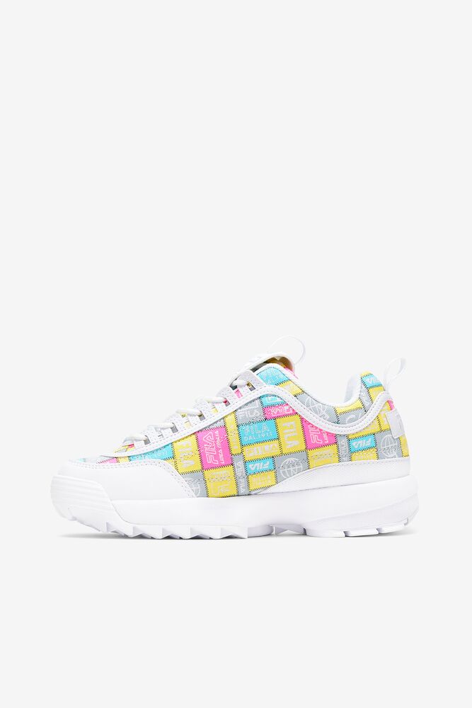 Fila Disruptor 2 Patchwork Sneakers Blancas | XBWY53108