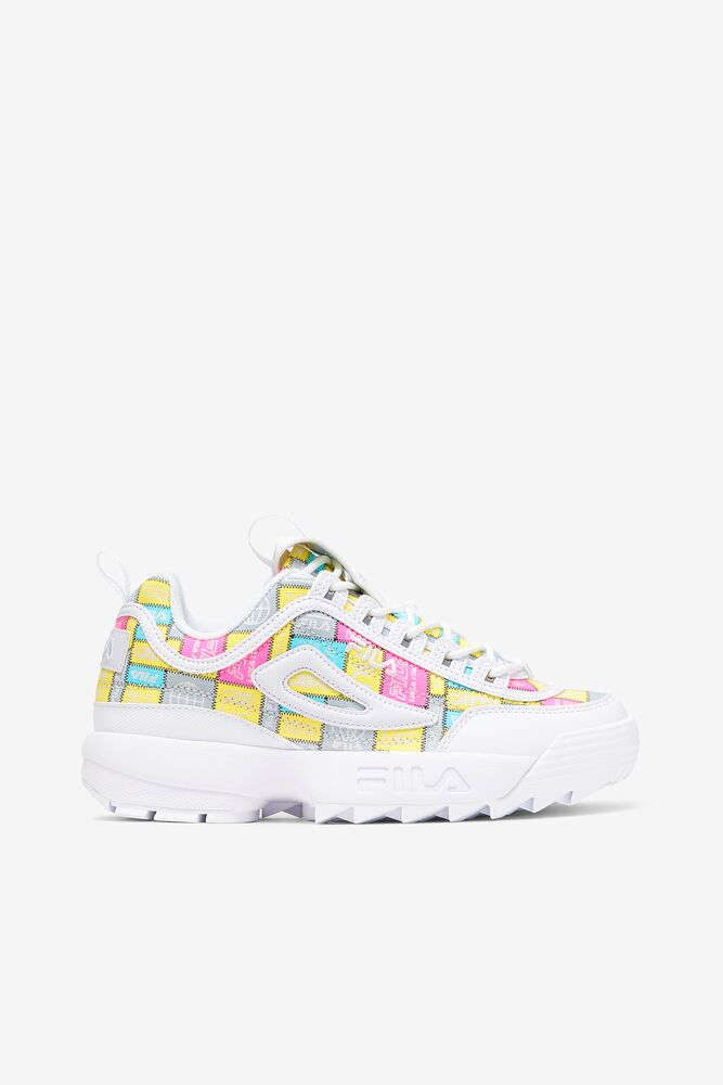 Fila Disruptor 2 Patchwork Sneakers Blancas | XBWY53108