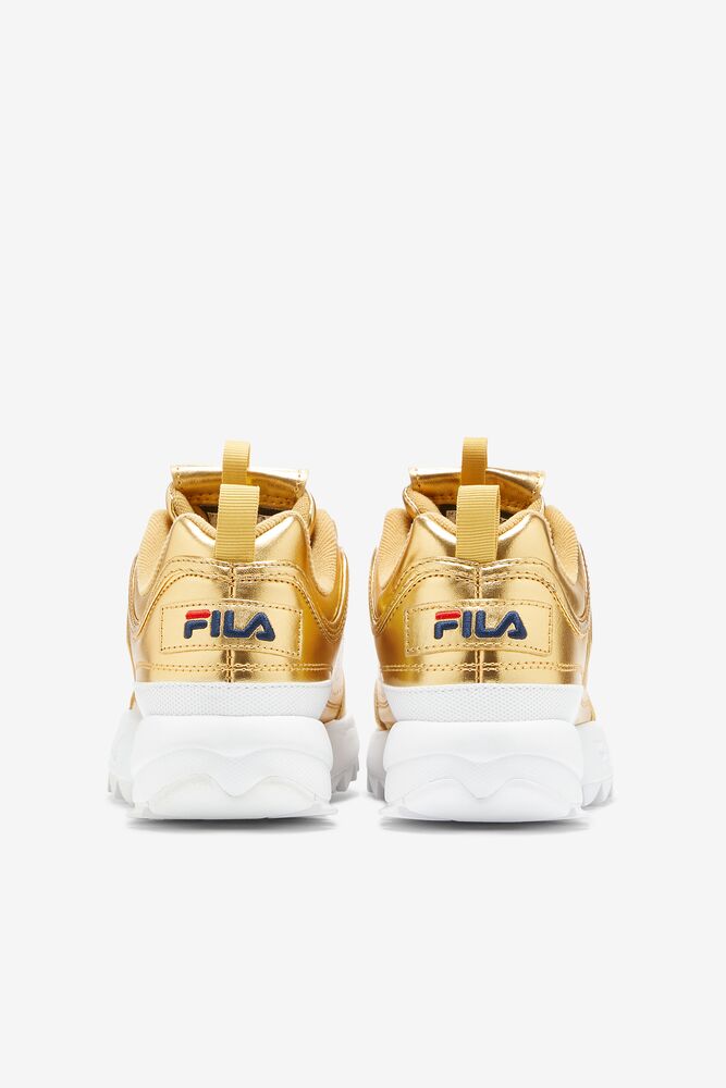 Fila Disruptor 2 Premium Metallic Sneakers Mgld/Mgld/Wht | WTXQ63502