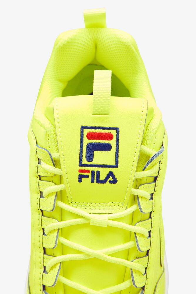 Fila Disruptor 2 Premium Neon Sneakers Amarillo Azul Marino Rojas | WAVN62910