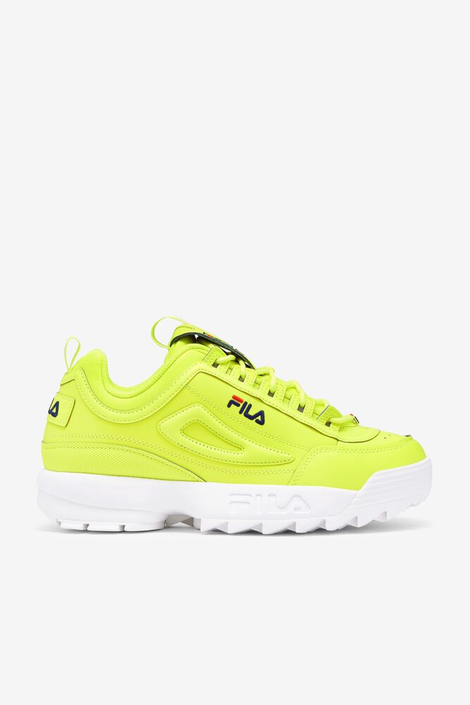 Fila Disruptor 2 Premium Neon Sneakers Amarillo Azul Marino Rojas | WAVN62910