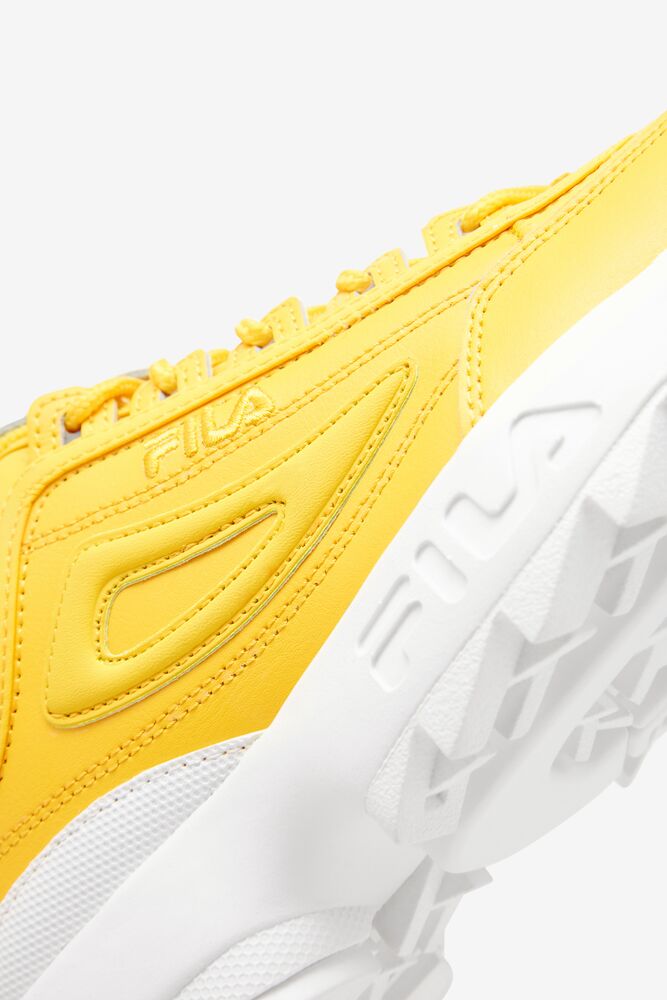 Fila Disruptor 2 Premium Sneakers Amarillo Amarillo Blancas | PALE01854