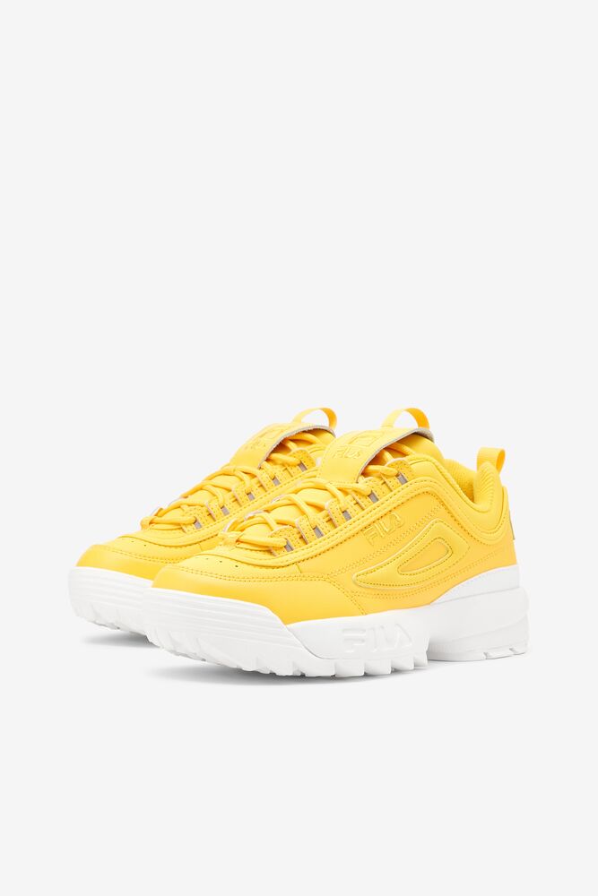 Fila Disruptor 2 Premium Sneakers Amarillo Amarillo Blancas | FNEQ90271