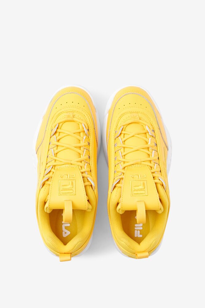 Fila Disruptor 2 Premium Sneakers Amarillo Amarillo Blancas | FNEQ90271