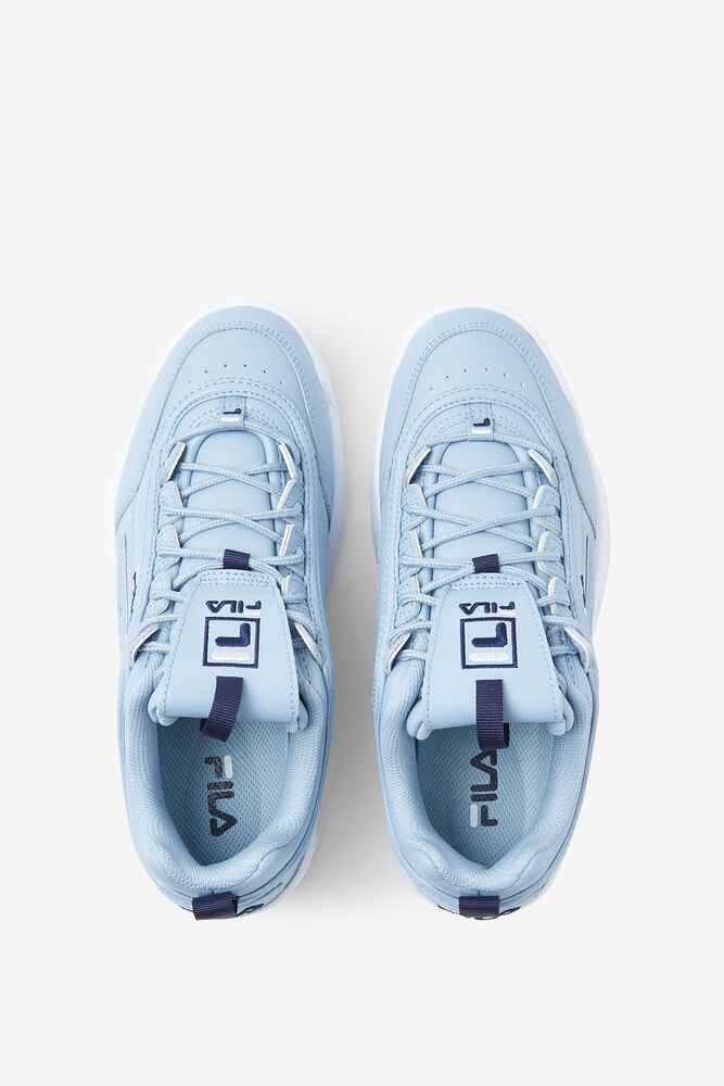 Fila Disruptor 2 Premium Sneakers Azules Blancas | OWKM64027