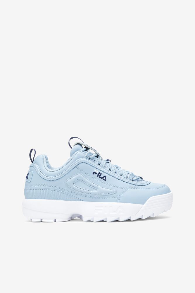 Fila Disruptor 2 Premium Sneakers Azules Blancas | OWKM64027