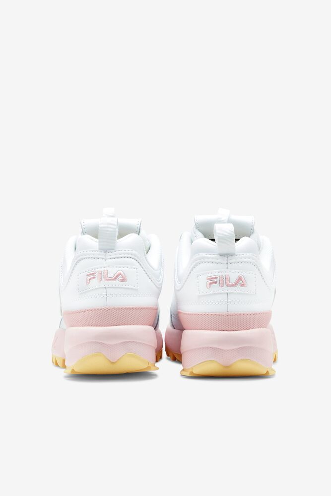 Fila Disruptor 2 Premium Sneakers Blancas Rosas | IBAU79514