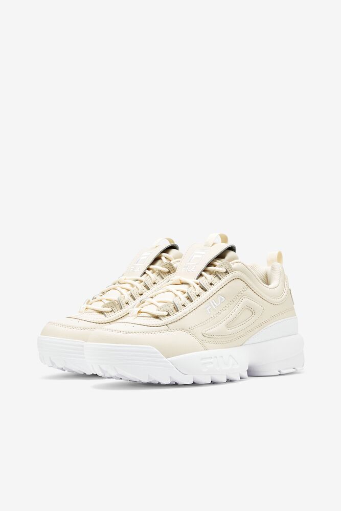 Fila Disruptor 2 Premium Sneakers Blancas Blancas Blancas | KRQD23674