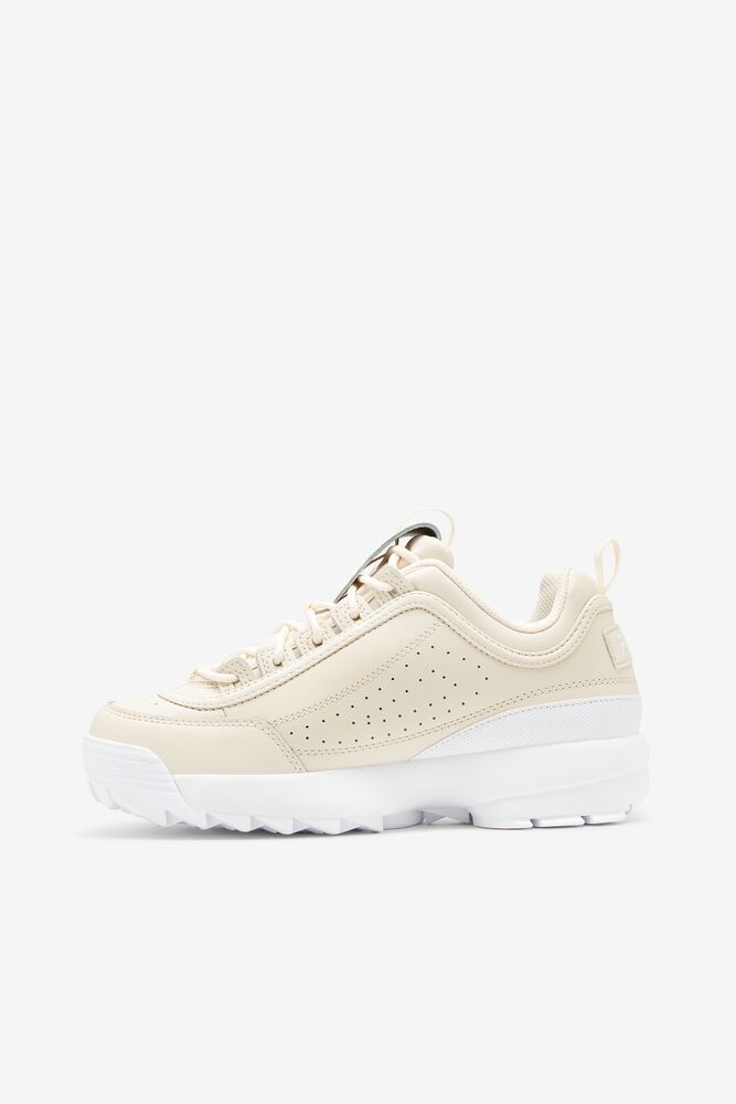 Fila Disruptor 2 Premium Sneakers Blancas Blancas Blancas | WCZU12078