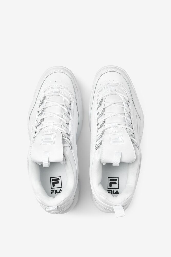 Fila Disruptor 2 Premium Sneakers Blancas Blancas Blancas | CZPG03892