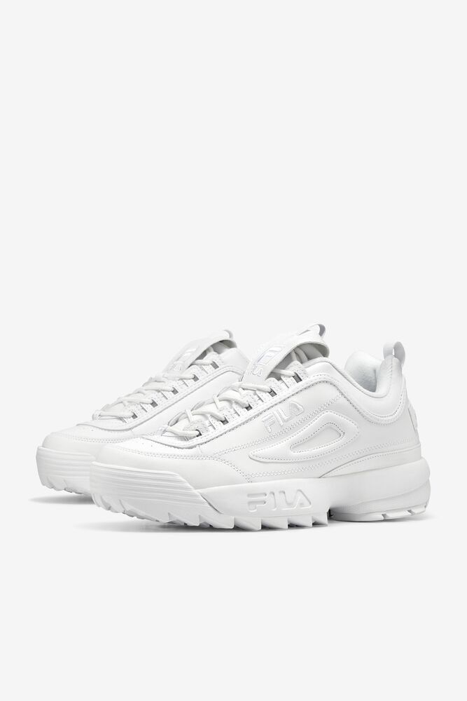 Fila Disruptor 2 Premium Sneakers Blancas Blancas Blancas | CEXQ26743