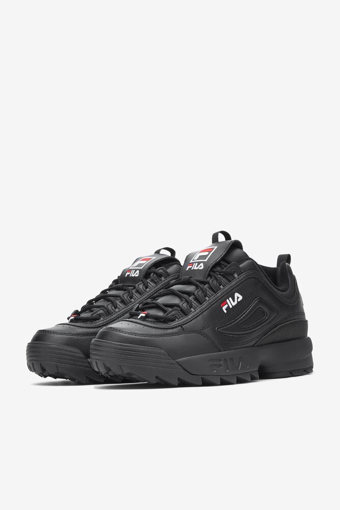 Fila Disruptor 2 Premium Sneakers Negras Blancas Negras | YAZX63102