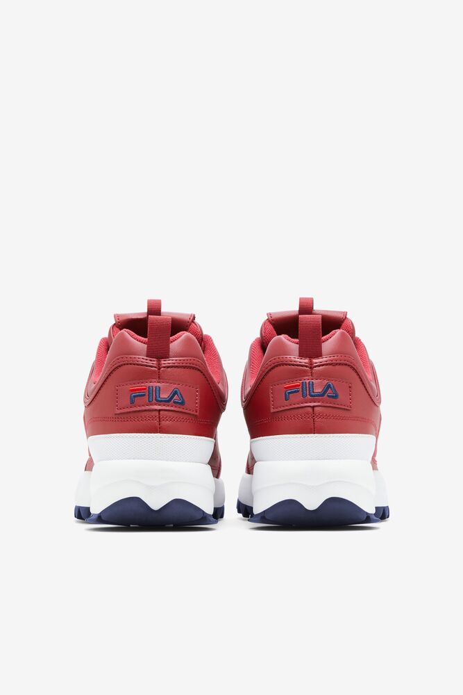 Fila Disruptor 2 Premium Sneakers Rojas Azul Marino Rojas | IGBR54620