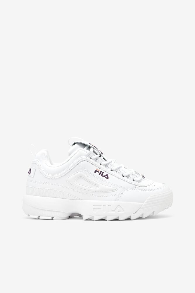 Fila Disruptor 2 Premium Sneakers Wht/Cado/Ggrp | PKIV45073