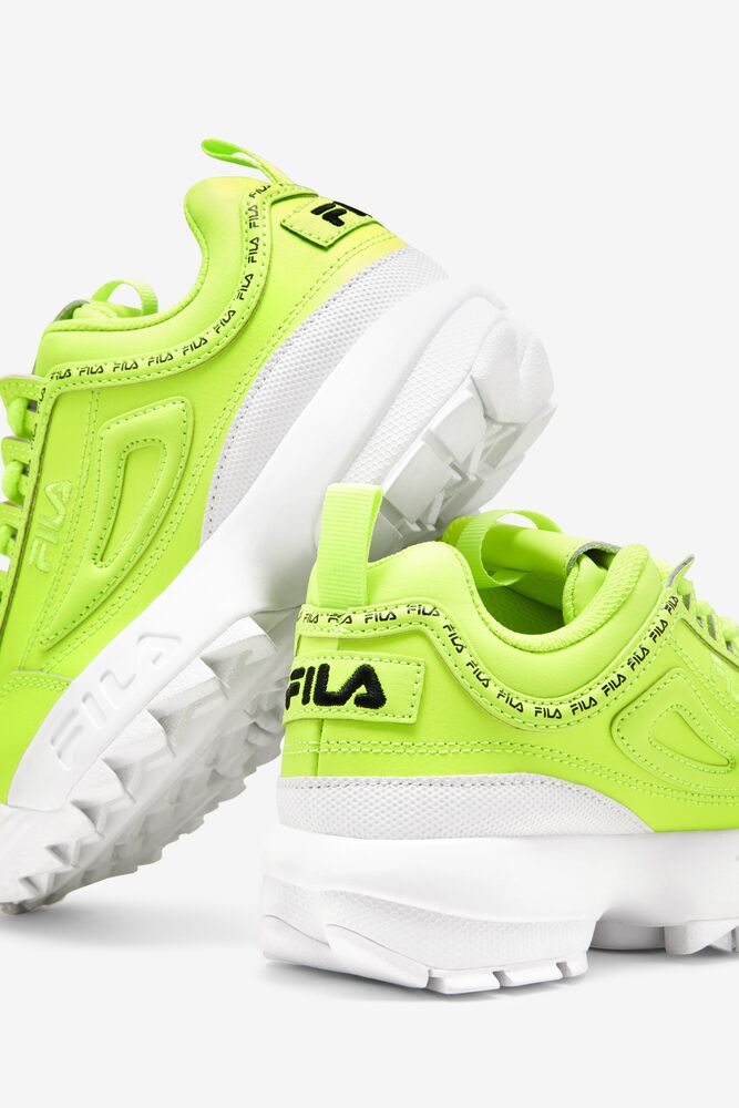 Fila Disruptor 2 Repeat Sneakers Amarillo Blancas Negras | ZDJT42356