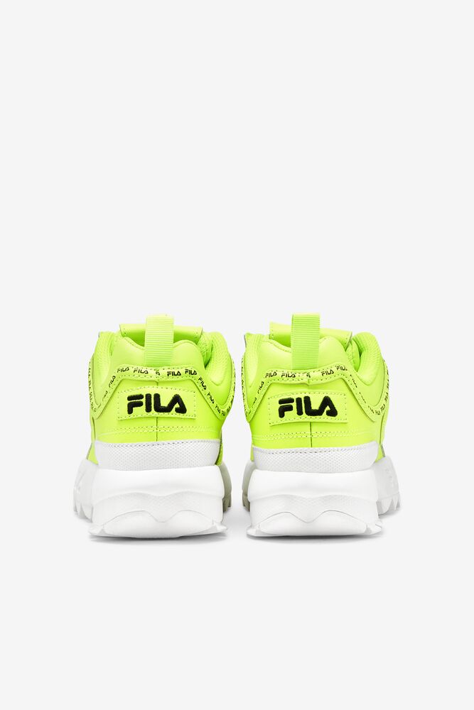 Fila Disruptor 2 Repeat Sneakers Amarillo Blancas Negras | ZDJT42356