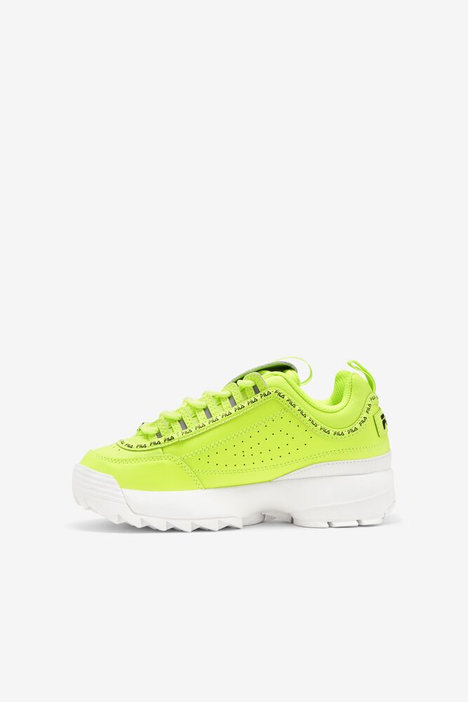 Fila Disruptor 2 Repeat Sneakers Amarillo Blancas Negras | ZDJT42356