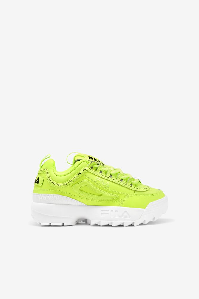 Fila Disruptor 2 Repeat Sneakers Amarillo Blancas Negras | ZDJT42356