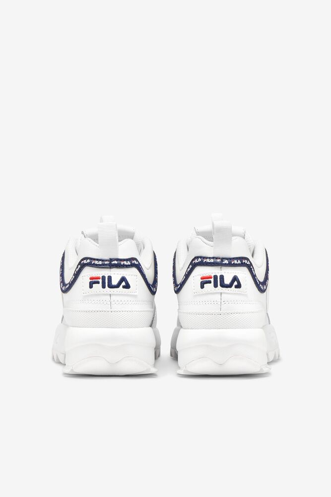 Fila Disruptor 2 Repeat Sneakers Blancas Azul Marino Rojas | SVTL58091