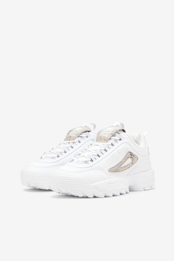 Fila Disruptor 2 Snake Sneakers Blancas Blancas | JNYA05269