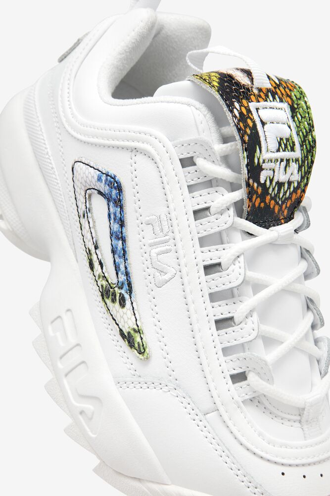 Fila Disruptor 2 Snake Sneakers Blancas Blancas | APCH58423