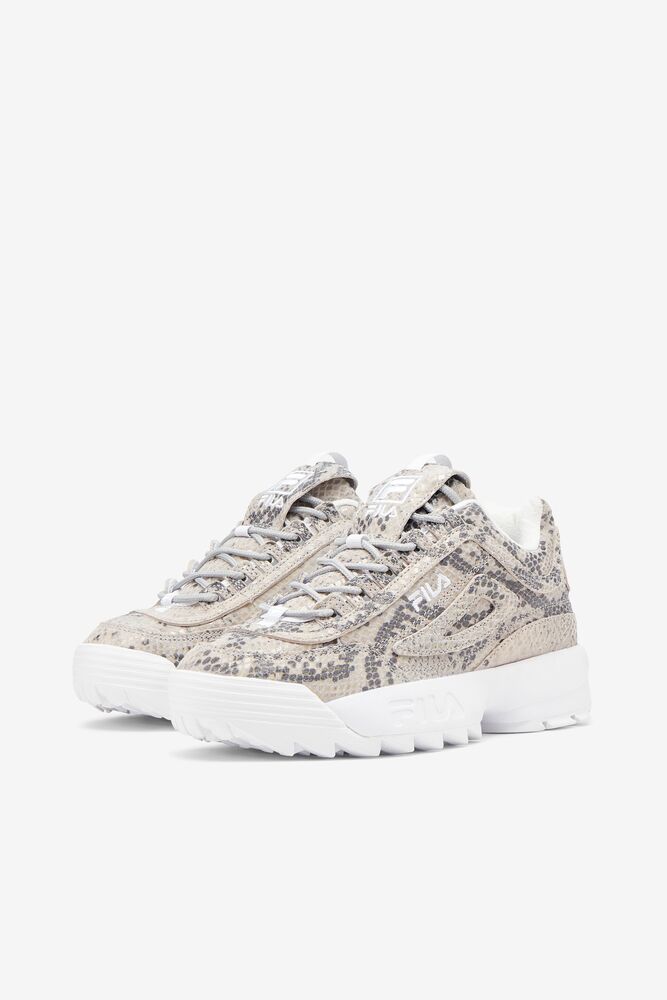 Fila Disruptor 2 Snake Sneakers Blancas Blancas | OQWE21745