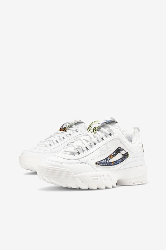 Fila Disruptor 2 Snake Sneakers Blancas Blancas | PDMV17208