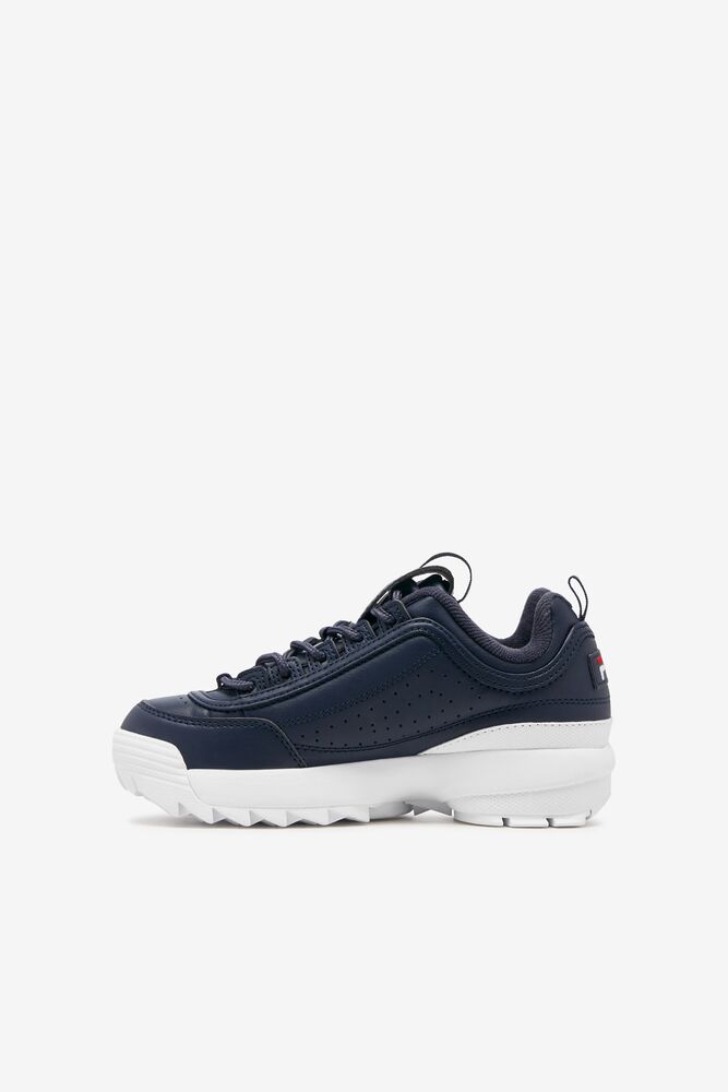 Fila Disruptor 2 Sneakers Azul Marino Blancas Rojas | HORU65701