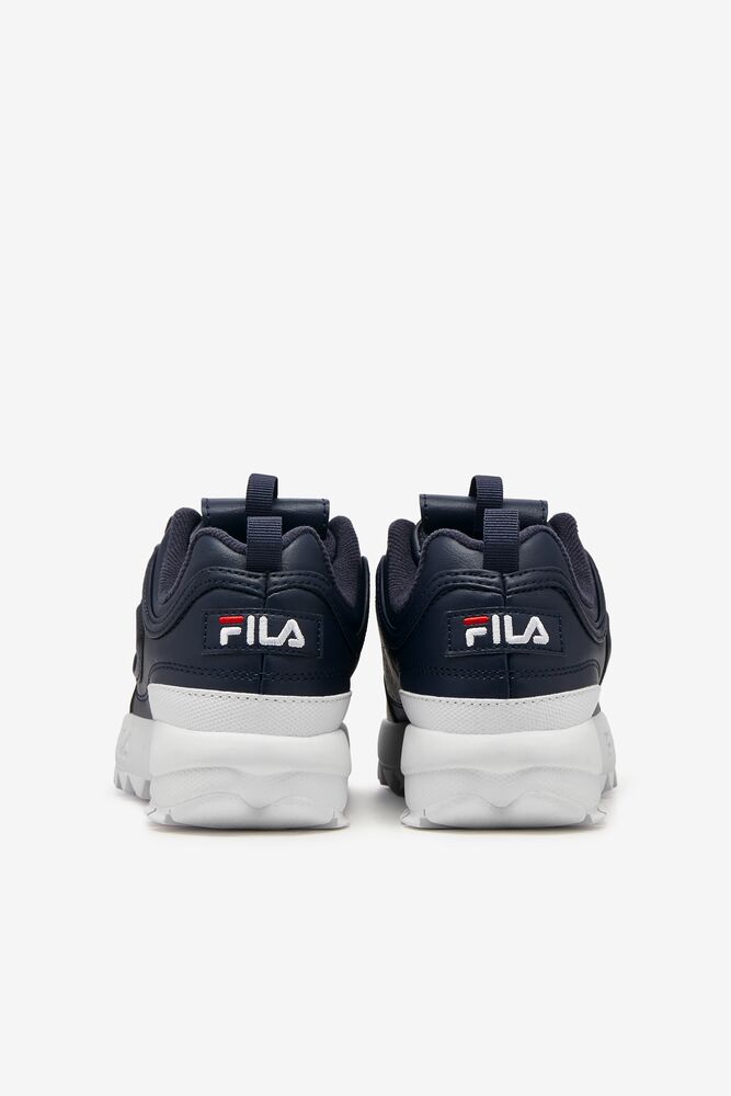 Fila Disruptor 2 Sneakers Azul Marino Blancas Rojas | HORU65701