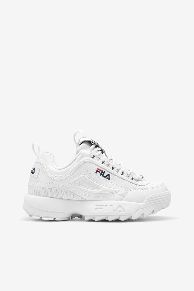 Fila Disruptor 2 Sneakers Blancas Azul Marino Rojas | JLWB82053