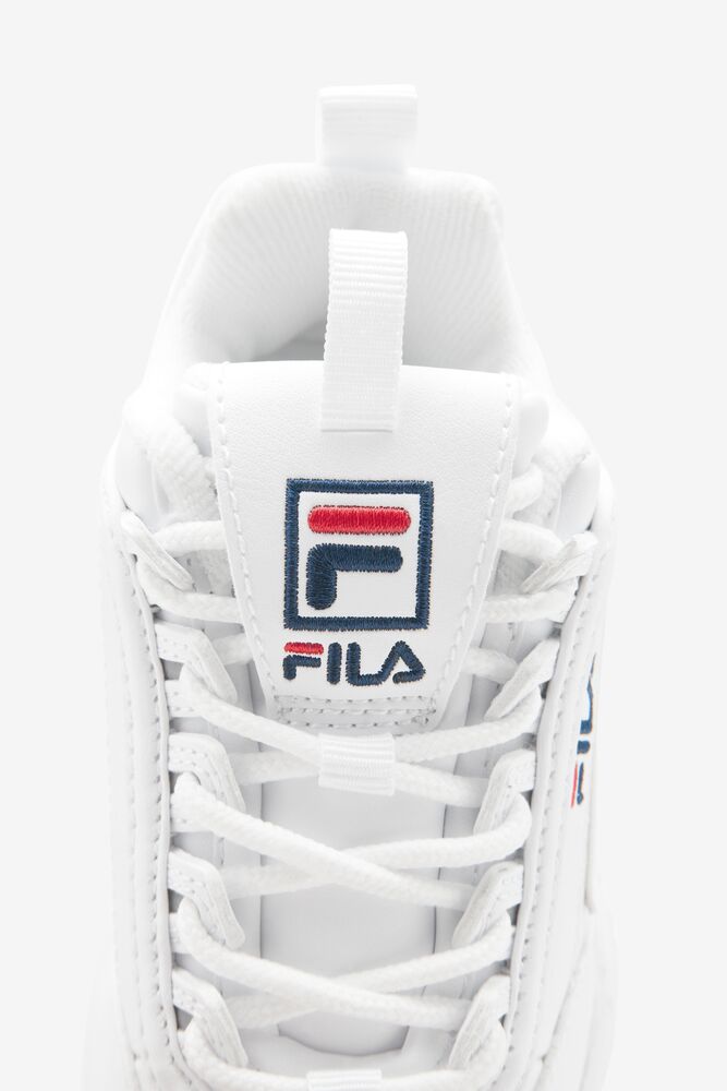 Fila Disruptor 2 Sneakers Blancas Rojas | OTIG74956