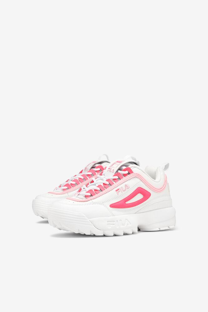 Fila Disruptor 2 Sneakers Blancas Rosas | QGJF90142