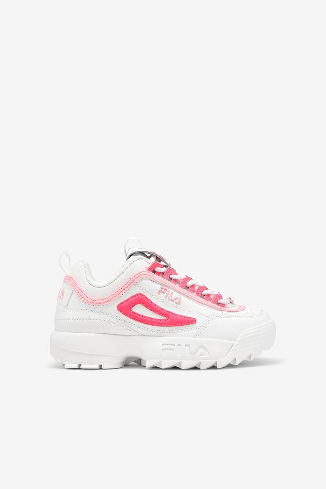 Fila Disruptor 2 Sneakers Blancas Rosas | QGJF90142