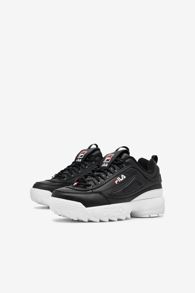 Fila Disruptor 2 Sneakers Negras Blancas Rojas | JPWH95364