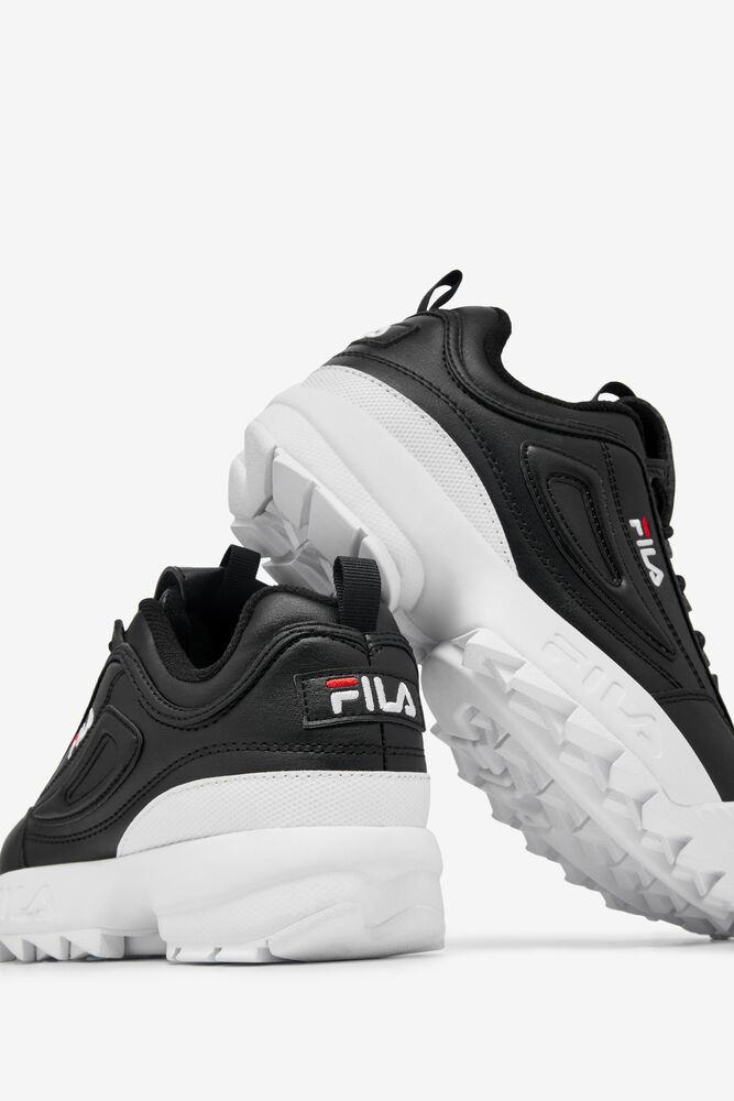 Fila Disruptor 2 Sneakers Negras Blancas Rojas | JPWH95364